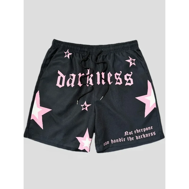 

Новые летние мужские шорты с принтом подходят для пляжного серфинга и плавания.