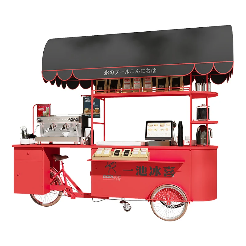 

Stall Car Coffee Dessert Mobile Food Truck Market Promotion Sale Float Booth