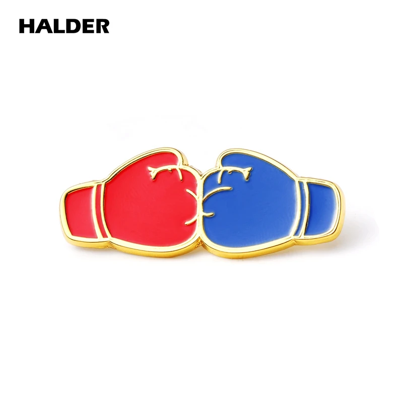 HALDER Sports Enamel Pins Bowling Badge Boxing Gloves Pin Gym Sports Boxing Club Bag Clothes Badges Jewelry Gift For Women Men