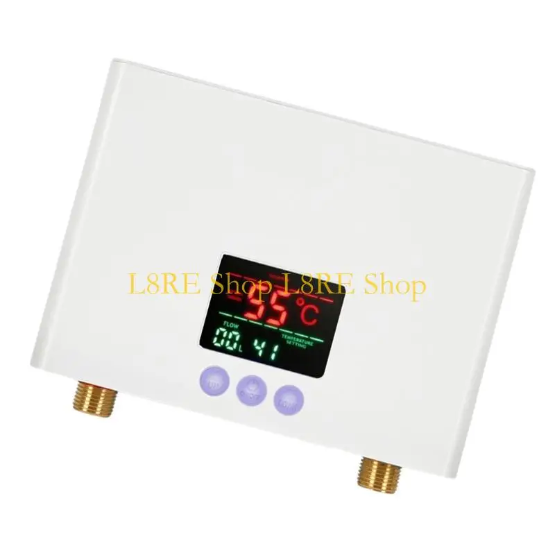 L8re مثبتة على درجة حرارة LCD شاشة درجة حرارة سخان المياه للمطبخ والحمام استخدام