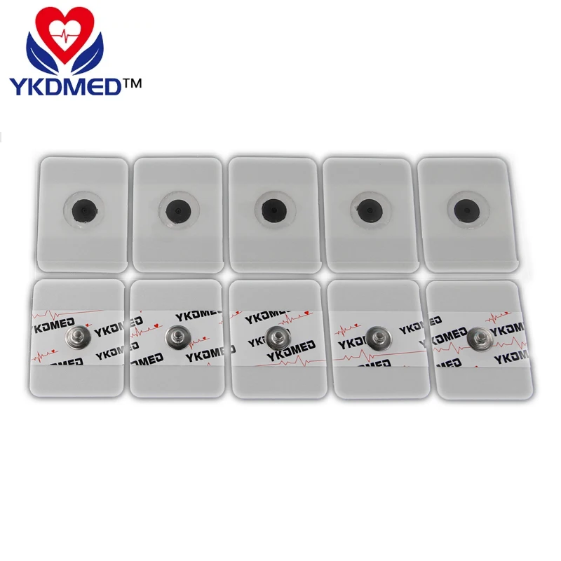 

1000PCS/Disposable Electrode Patch 5*5CM EKG Accessories Non-woven Ecg Electrodes