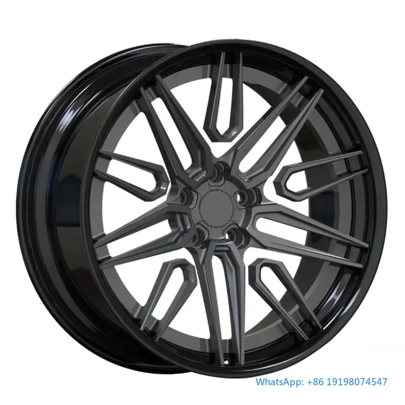 

Customized Two-piece Aluminum Alloy Racing Forged Wheel Rims Universal Fit for Passenger Car All Vehicle