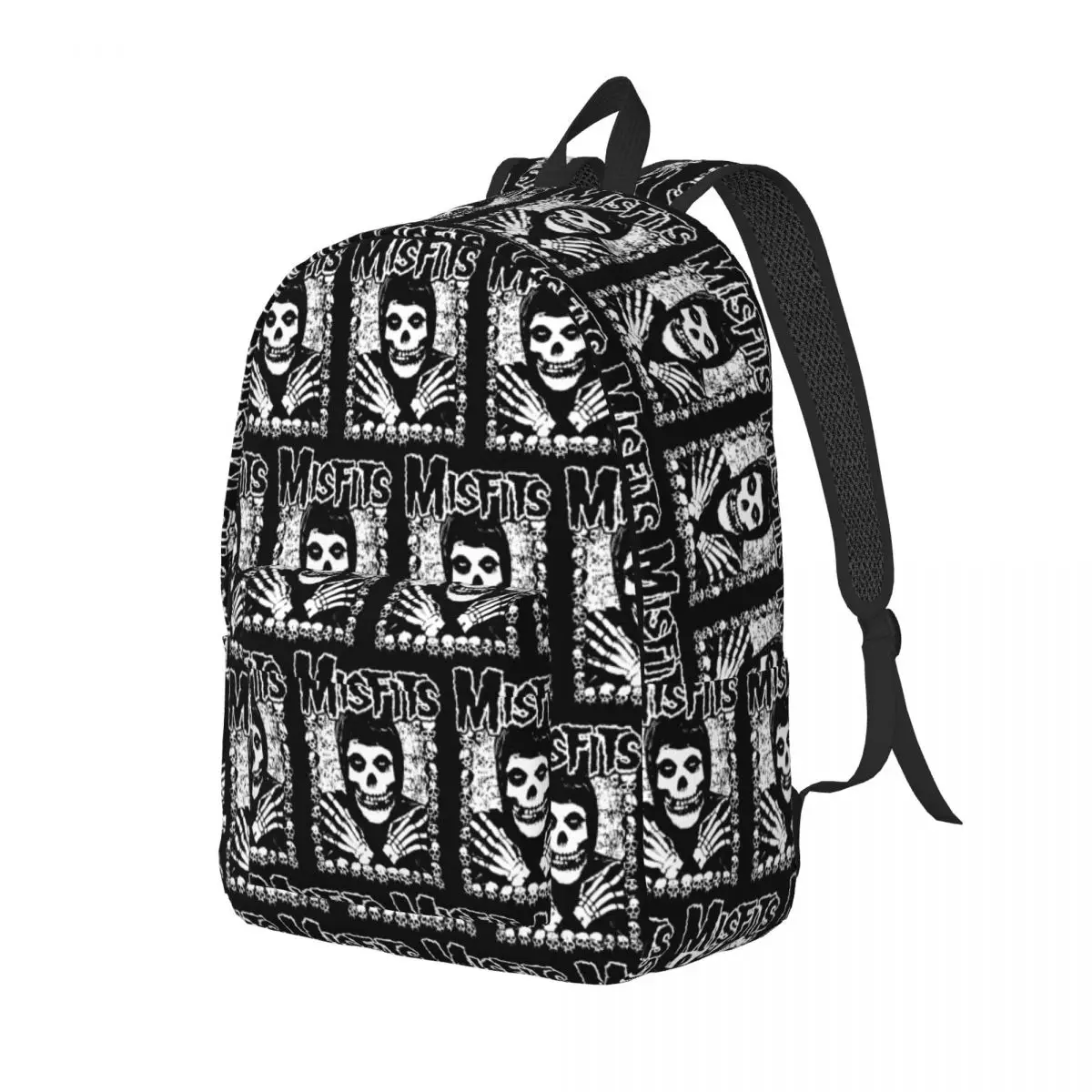 

Misfits Skull Backpack Daypack Large Capacity Children BookBag School Bag Shoulder Bags for Men Women