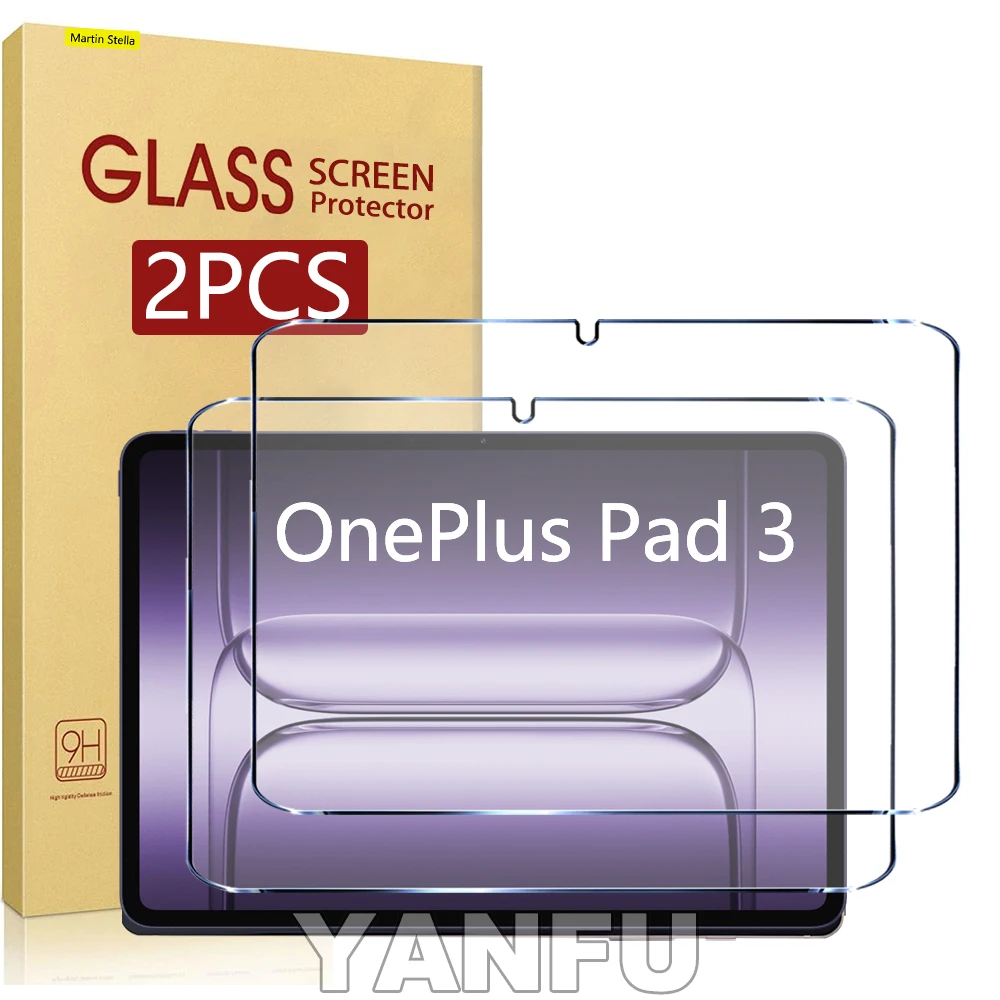 

2pcs Screen Protector For OnePlus Pad 3 Tempered Glass Film For OnePlus Pad 3 13.2-inch Tablet Protective Cover