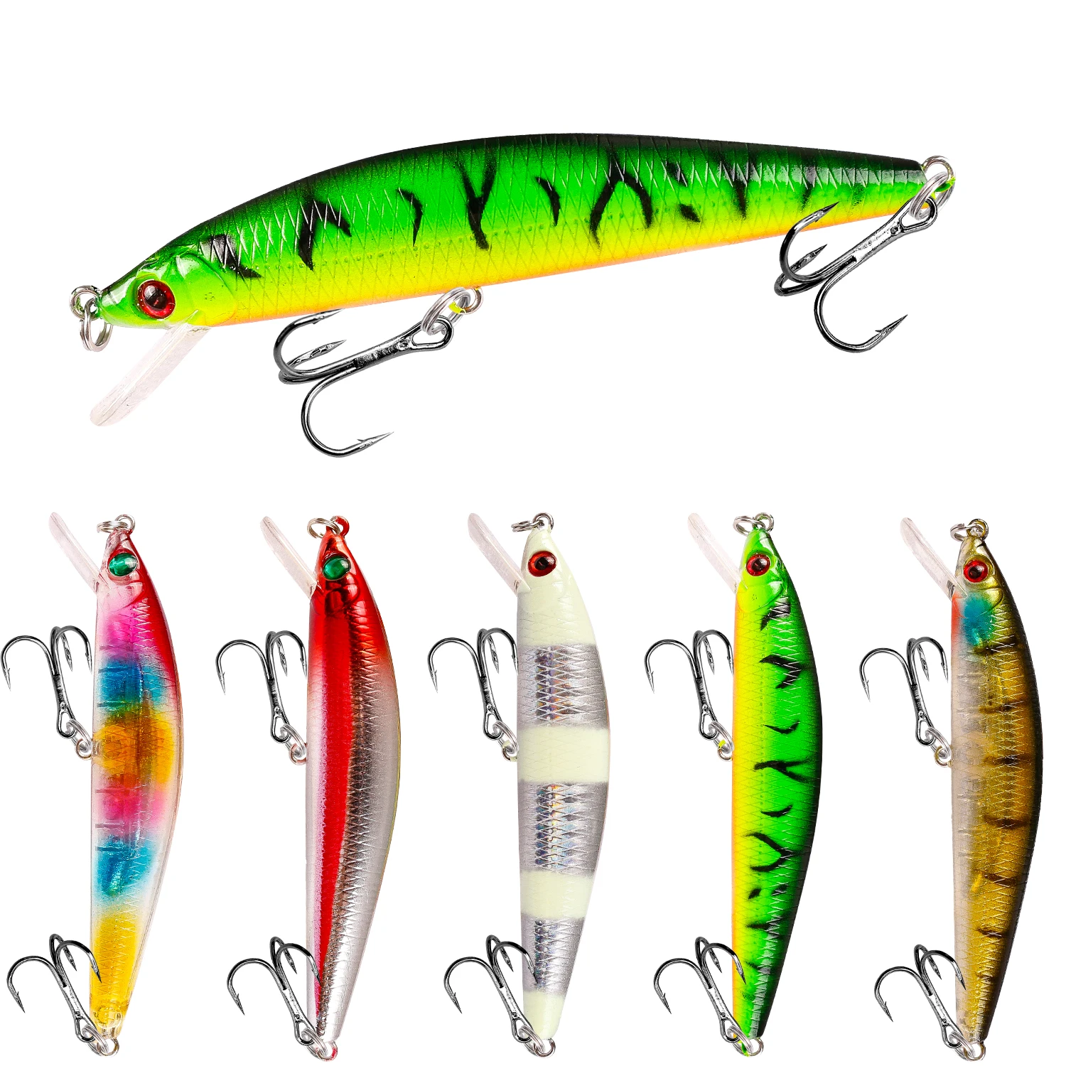 

5 шт./партия, рыболовные приманки, 10 см, 28,4 г