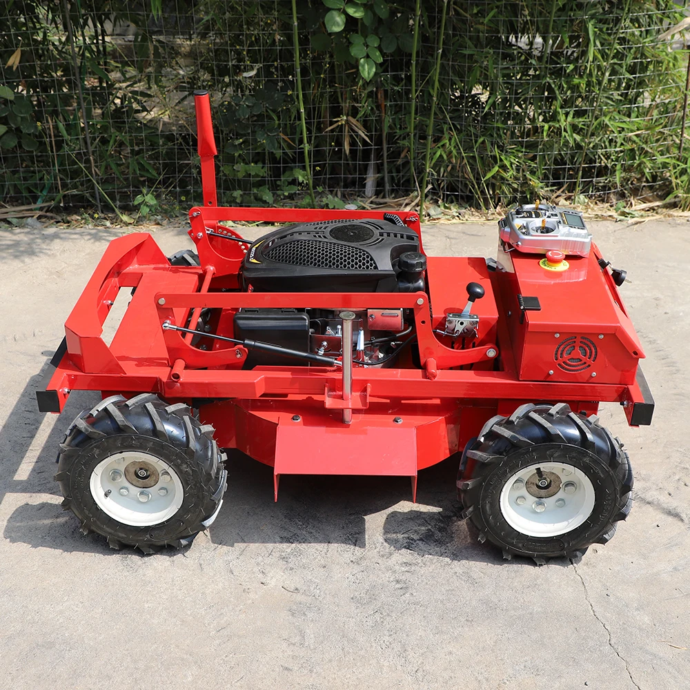 Mini Wheel Mower Automatic 4x4 Lawn Mower Remote Control Garden Robot