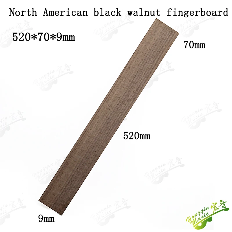Gitarren-Griffbrett aus Ebenholz 520*70*8mm HUATOOL – Detail 20