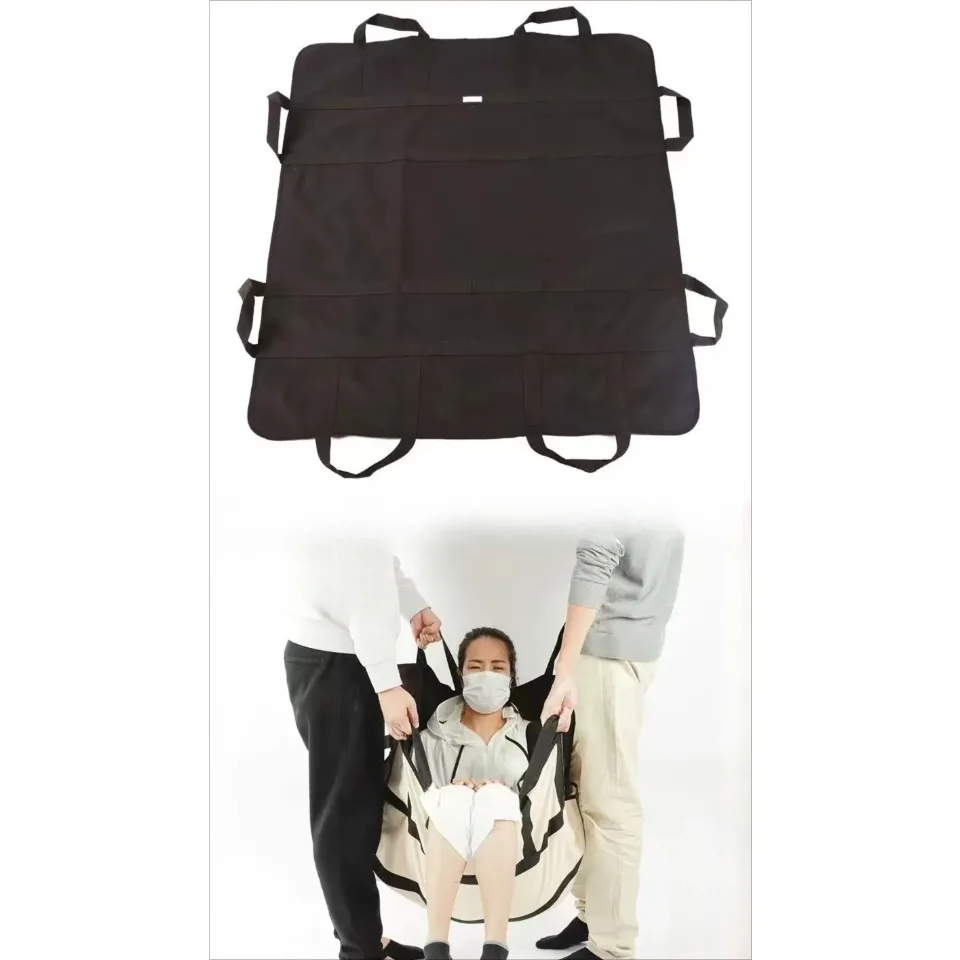

Portable Patients Transfer Belt Positioning Bed Pad Lift Sling Transfer Mat Nylon Elderly Disabled Slide Sheet Reusable Washable