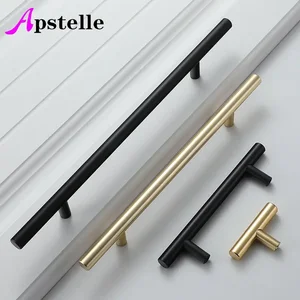 APSTELLE BLACK GOLDEN CABINET HEARING HEARING STAINLESS SOLVED KITCHEN CABINET 10 Main Sales Holder Handle - №4