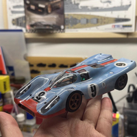 MinimumRC Lemara 1:28 RC Le Mans Racing 917 Pipe Frame Body Assembly Remote Control Car Model RTR
