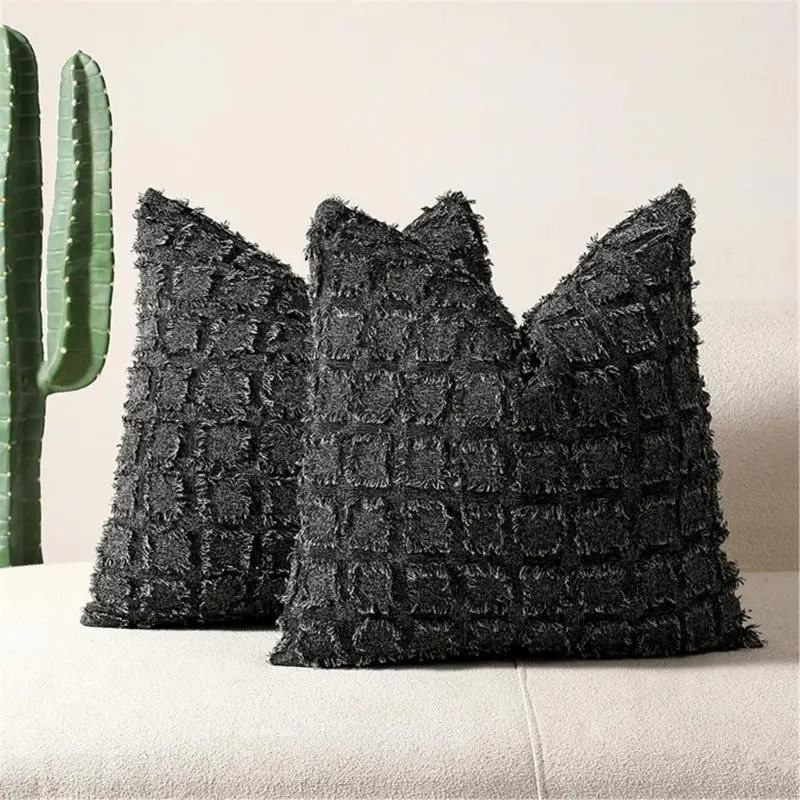 E8BD Sophisticated Couch Pillow Case Soft Fabric Pillowcase for Warm Homes Accent