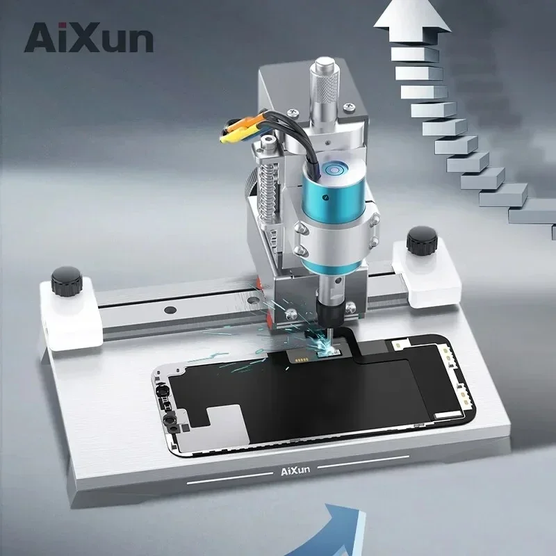 JC Aixun 2ND GEN Professional CPU Chip Grinding Machine Mobile Phone Motherboard Hard Disk IC LCD PCB Grinder Polishing Tool Set