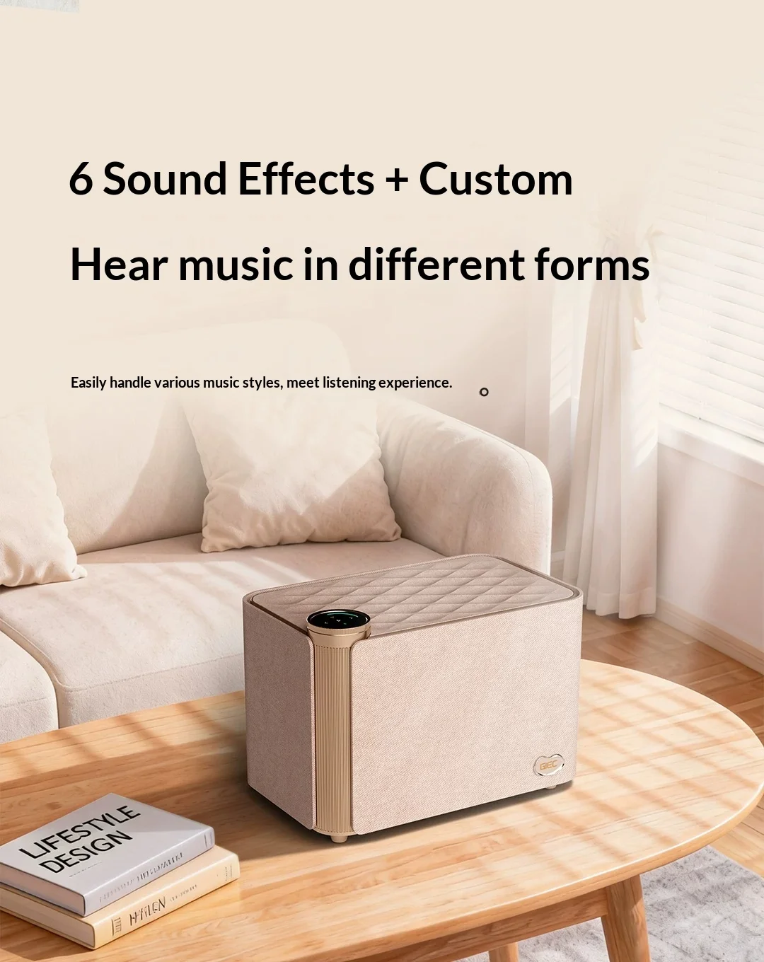 GIEC Q30 Wireless Speaker 7.1.4 Undamaged Panoramic Sound Home Speaker Master-Level Authority Sound Quality Six Sound Effects