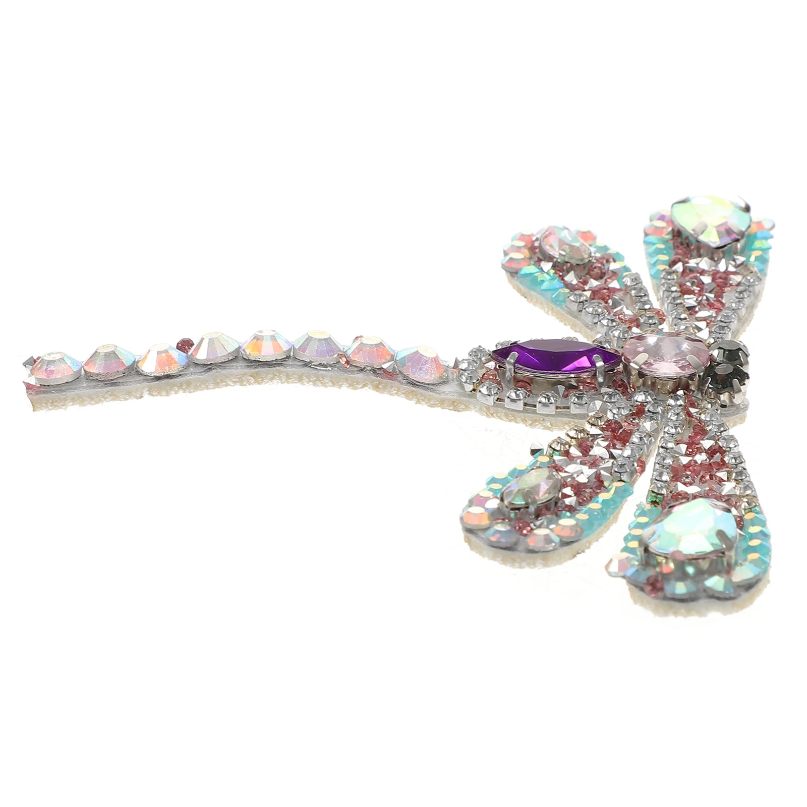 

Rhinestone Shoe Flower Patch 8 3x9 8cm Pink AB Rhinestone Appliques Wedding Dress Shoes Bag Collar Headwear Decorative Patches