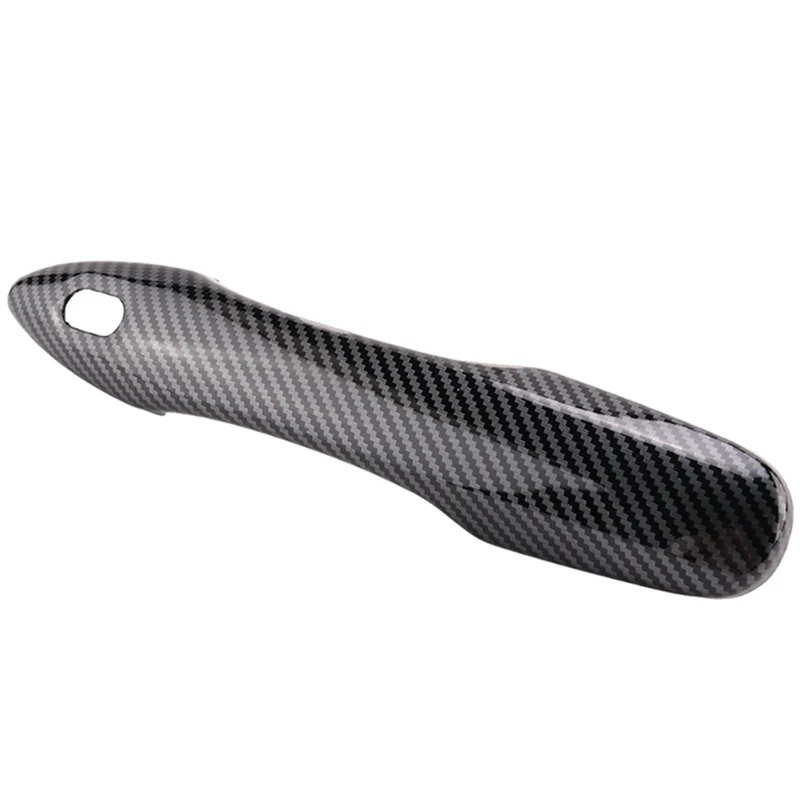

Door Handle Cover Carbon Fiber Side Smart Exterior Door Handle Cover Trim Protective For 2019-2023 Toyota Corolla Hatchback