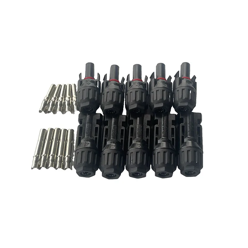 5/10 Paar Solaranschlüsse PV-Stecker 1000 V 30 A Solarpanel-Anschluss-Set für PV/MC-Kabel 2,5/4/6 mm2 erhältlich