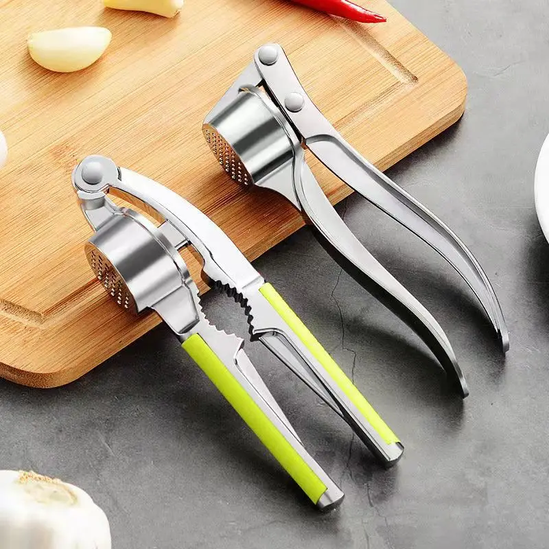 Garlic Pounder Stainless Steel Manual Small Garlic Press Kitchen Supplies Manual Garlic Presser