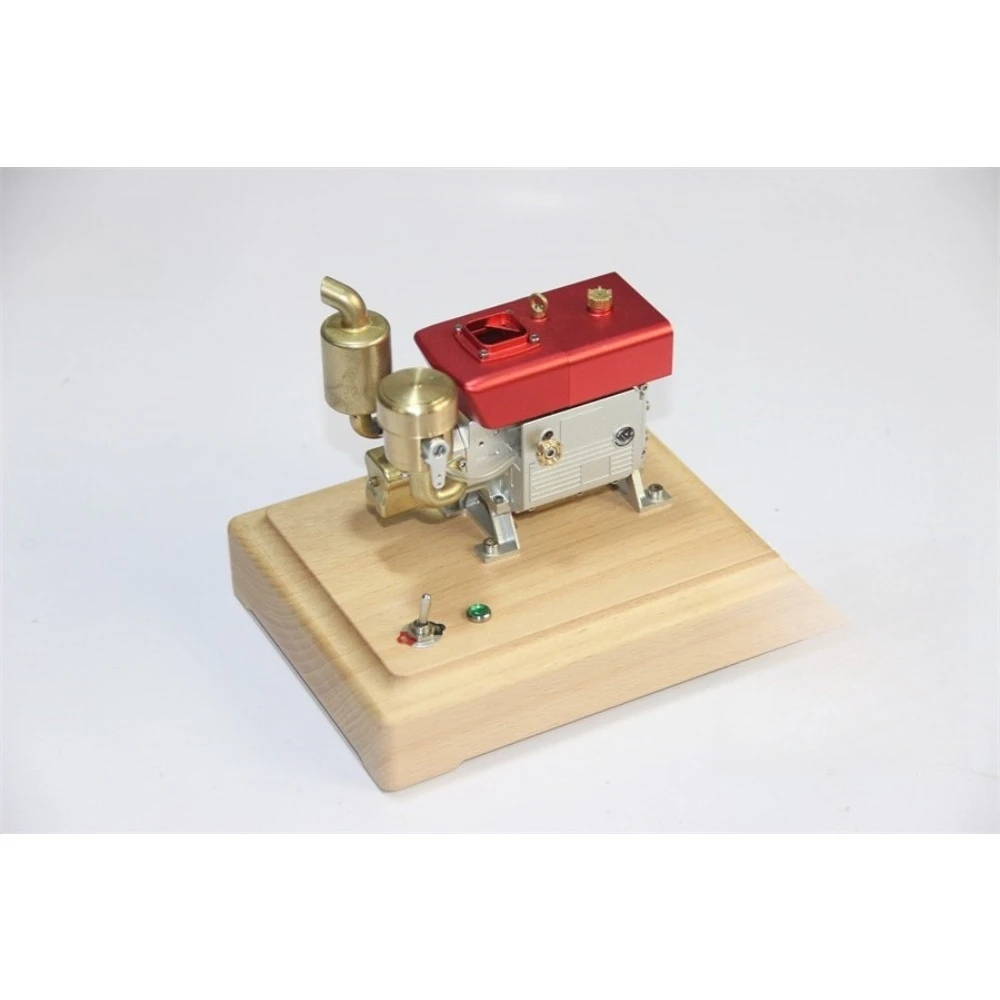 Retro Micro Diesel Engine Tractor Metal Internal Combustion Engine Mini Single Cylinder Engine Parts Leidezu