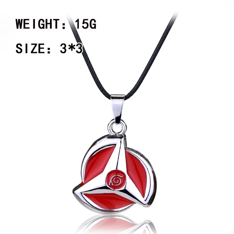 Akatsuki Red Cloud Alloy Pendant Necklace — product detail