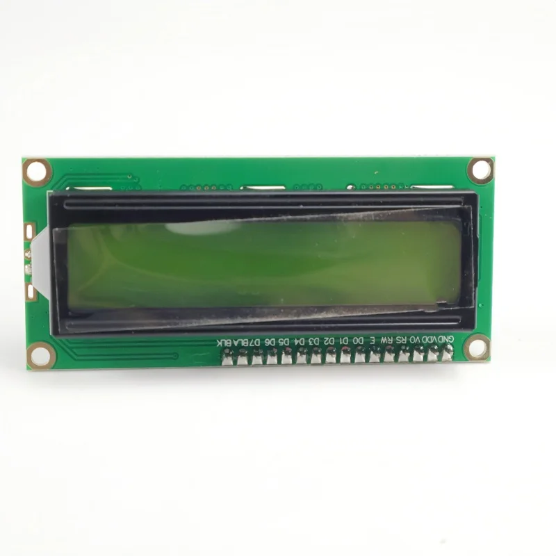 2 قطعة LCD1602 1602A وحدة عرض إل سي دي شاشة خضراء IIC/I2C واجهة 5 فولت لاردوينو