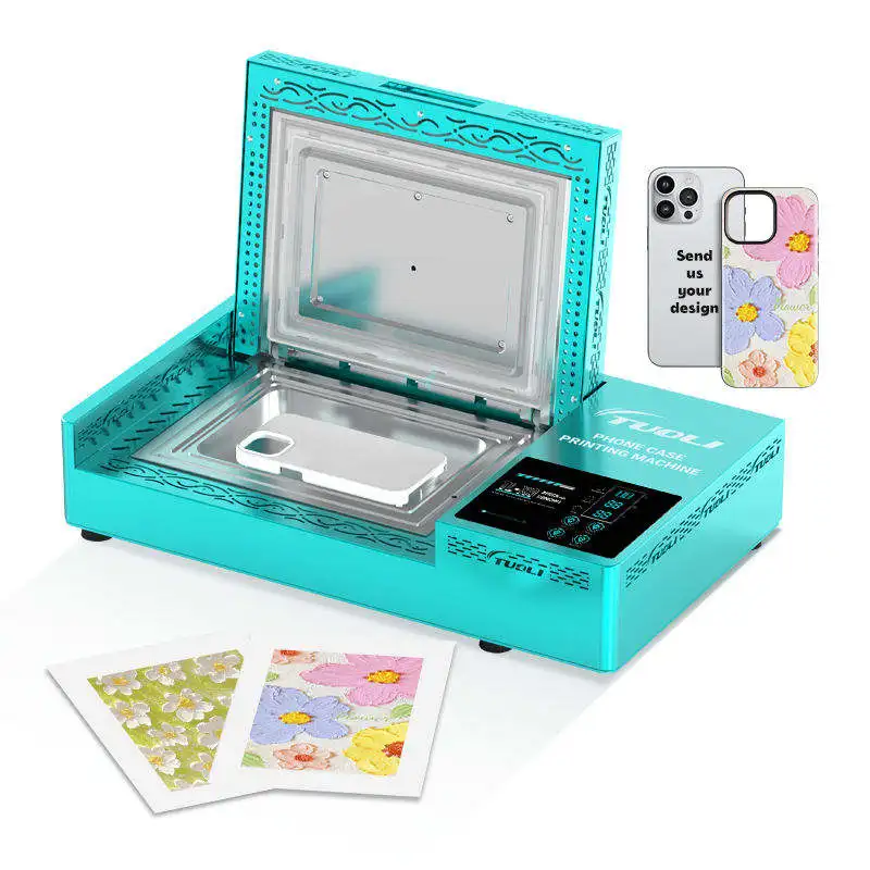 DMTH1 Personalized Customized Mini Printer 3D Sublimation Phone Case Vacuum Thermal Transfer Heat Press Machine