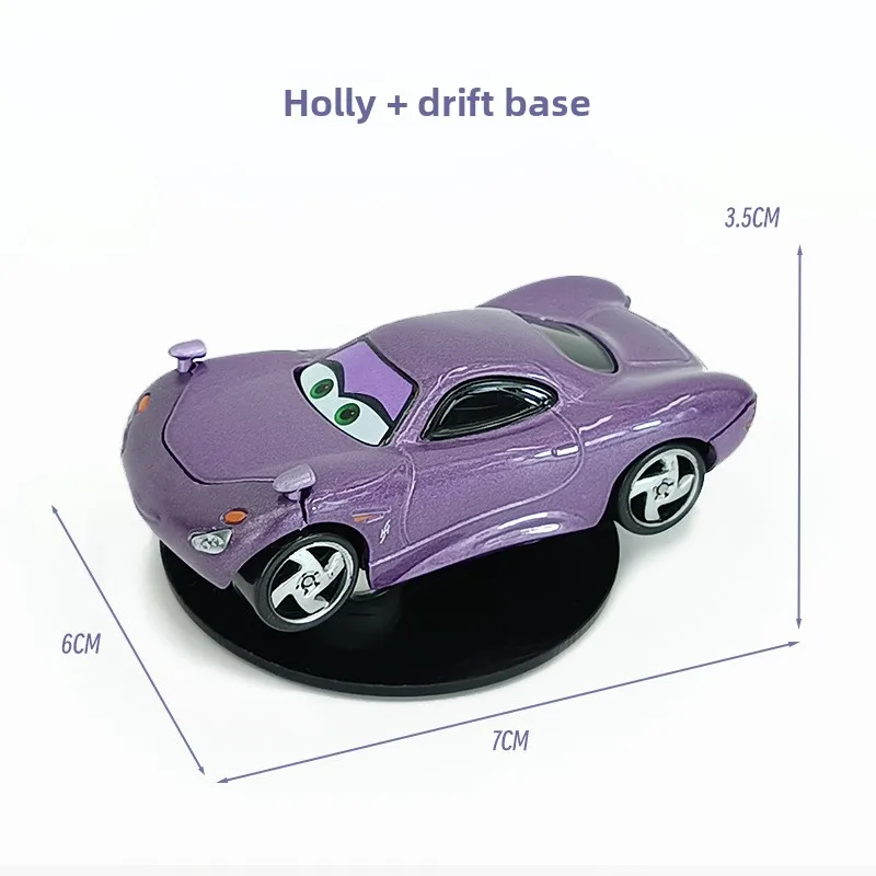 Pixar Cars 3 - Lightning McQueen Drehbares Drift-Ornament für Armaturenbrett und Mittelkonsole, Innendekoration, Spielzeug, Überraschungsgeschenk für Fahrer – Detail 11
