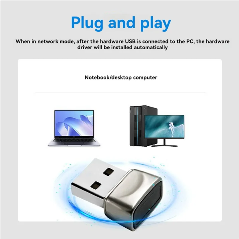 B04C-Computer Acceso de huellas dactilares Escáner de huellas dactilares Acceso seguro con un solo clic Reconocimiento biométrico de pantalla de bloqueo de un solo clic