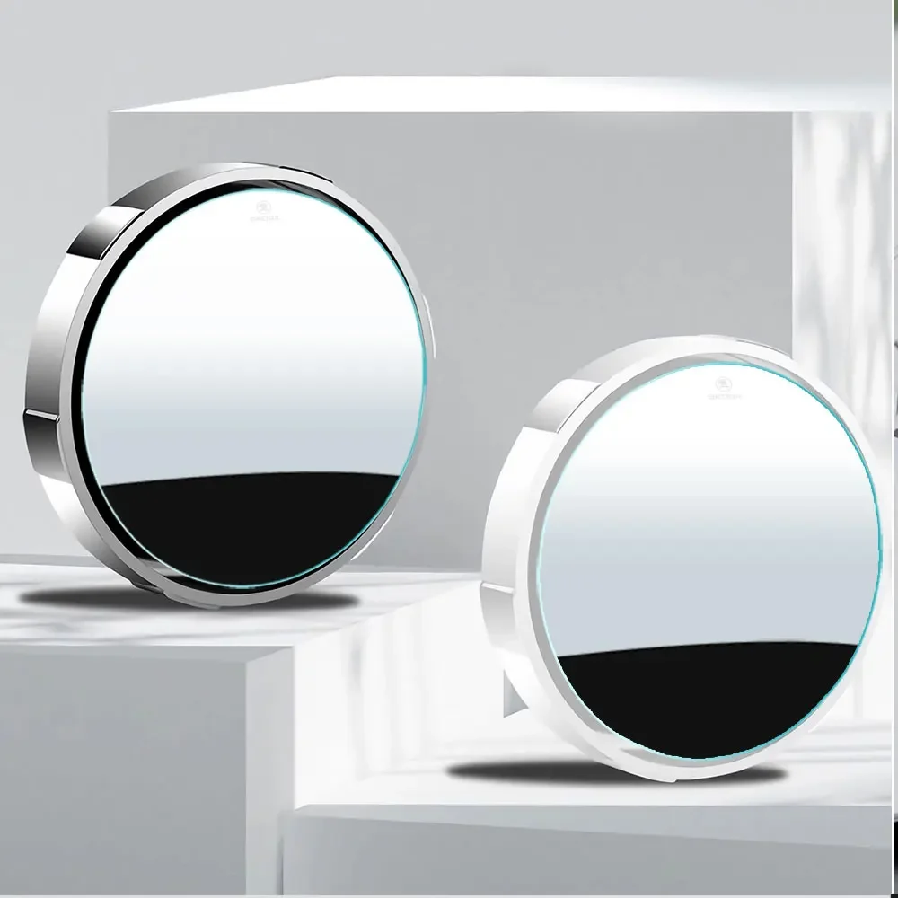 2Pcs Car Rear View Mirror Wide-angle Blind Spot Auxiliary Reversing Mirror For Skoda Octavia Karoq Kamiq VII Superb Kodiaq Rapid