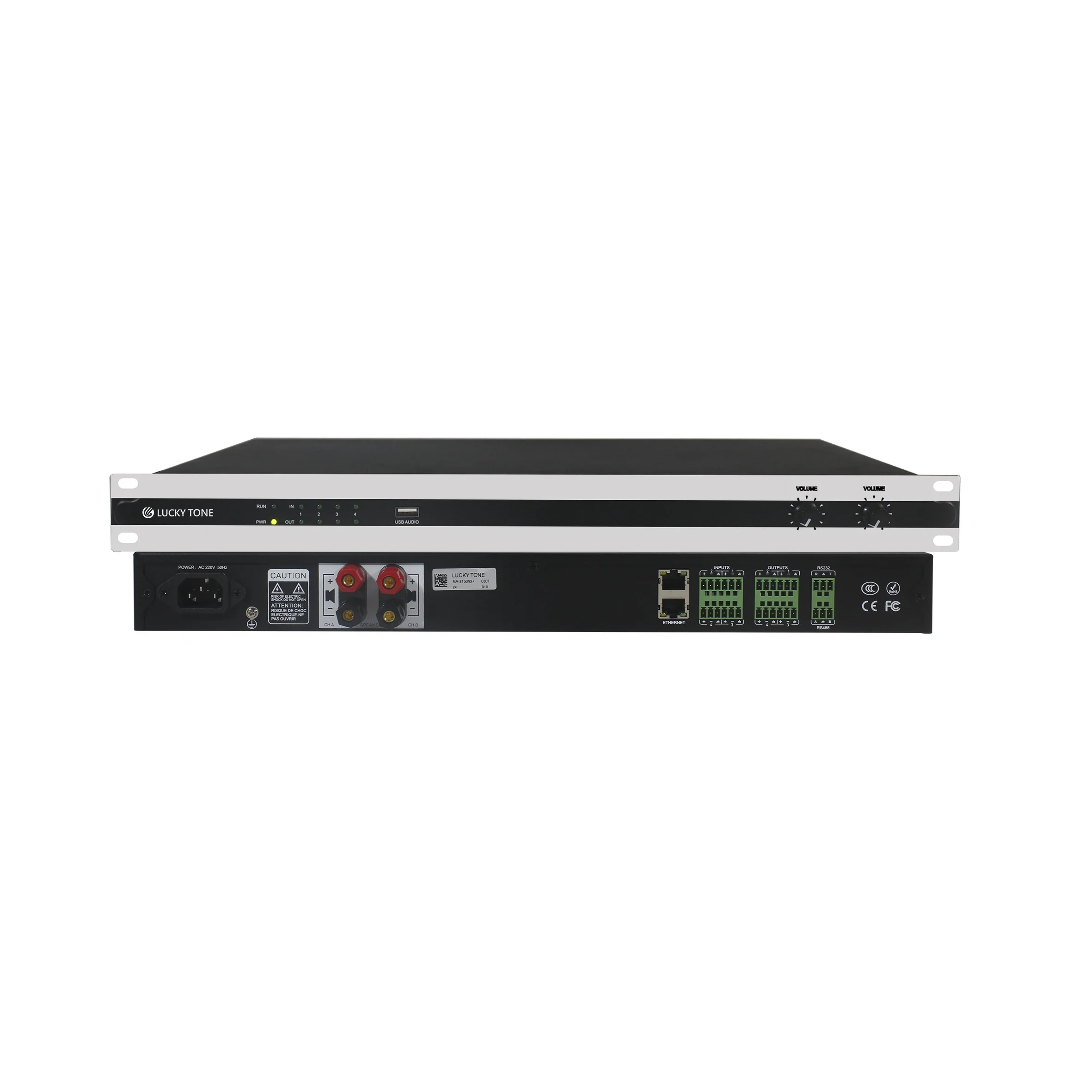 

Easy Operation Professional Audio 4 Channel 150W 8 Ohm Digital Power Amplifier With DSP