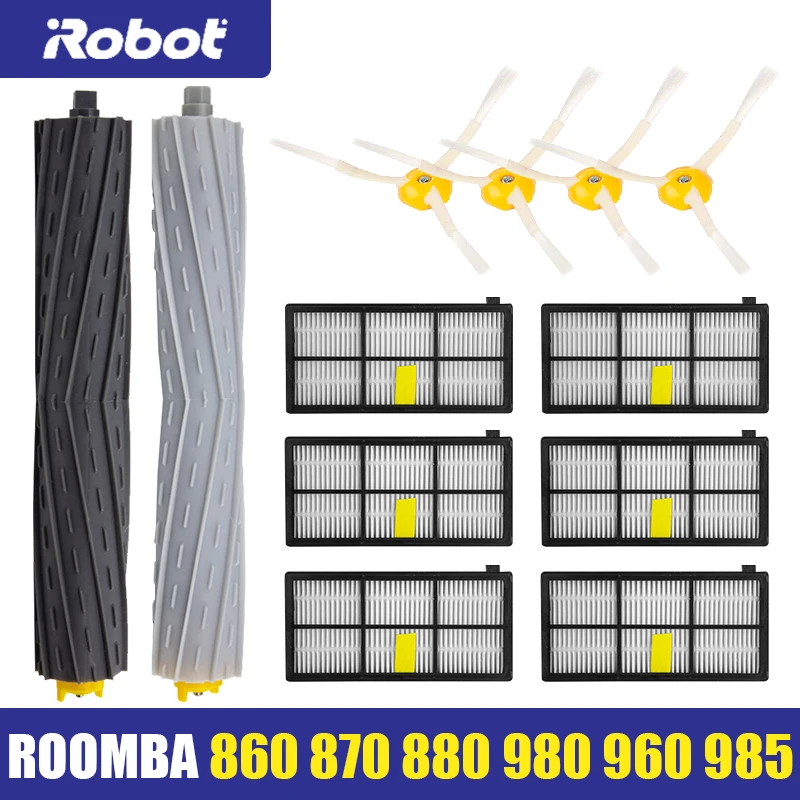 Roller For iRobot Roomba 800 900 Series 805 864 871 891 960 961 964 980 HEPA Filters Side Brush Vacuum Cleaner Parts Accessories