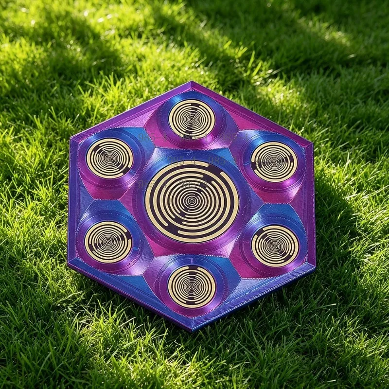 Polarizing Disk Crystal Charging Purification Degaussing Field Generator Electromagnetic Multi-frequency Oscillator
