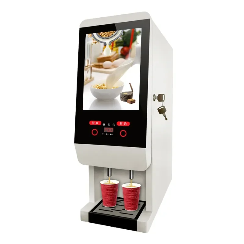 

Hot Selling Desktop Commercial Intelligent Beverage Dispenser Bean To Cup Coffee Vending Machine