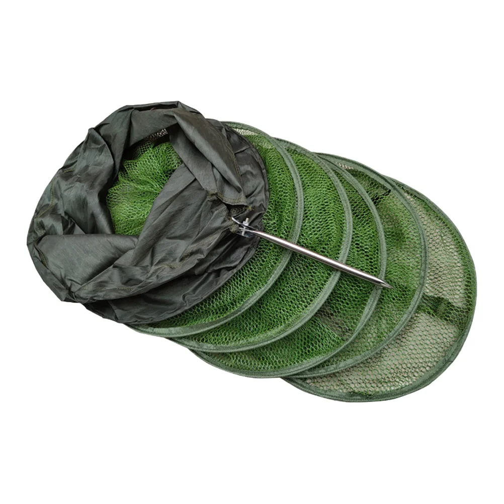 Fish Protection Net Bag Catch Keep Fishnets Mesh Foldable Fishing Catching Supplies