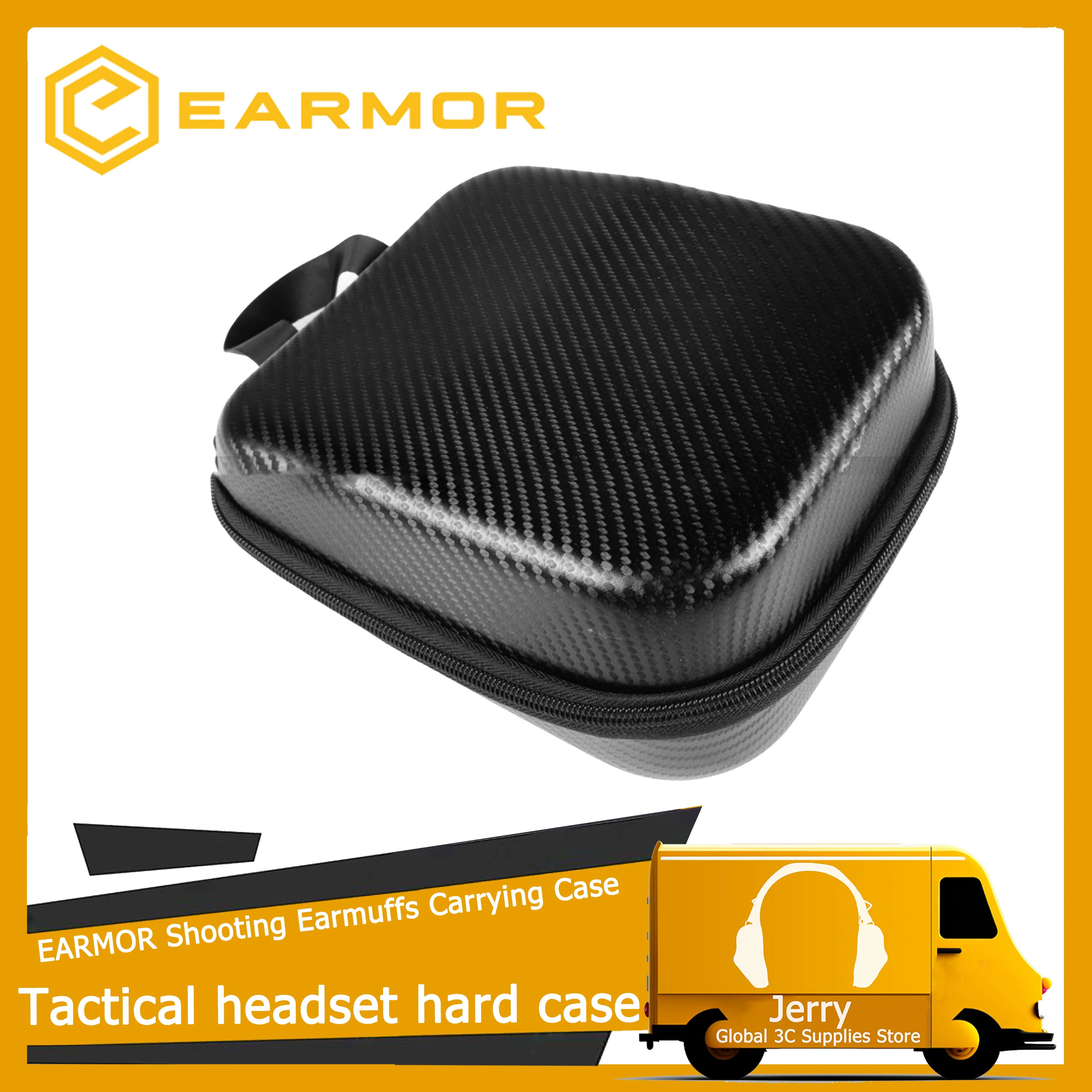 

EARMOR Tactical Headphones Hard Storage Case/Light Headphone Case/Shooting noise reduction headset Carrying Case for M31/M32