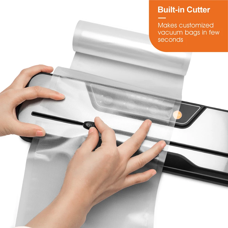 LAIMENG Household Vacuum Sealer Sous Vide Vacuum Packing Machine For Kitchen Storage Food Vacuum Sealer bag Vacuum Rolls S299