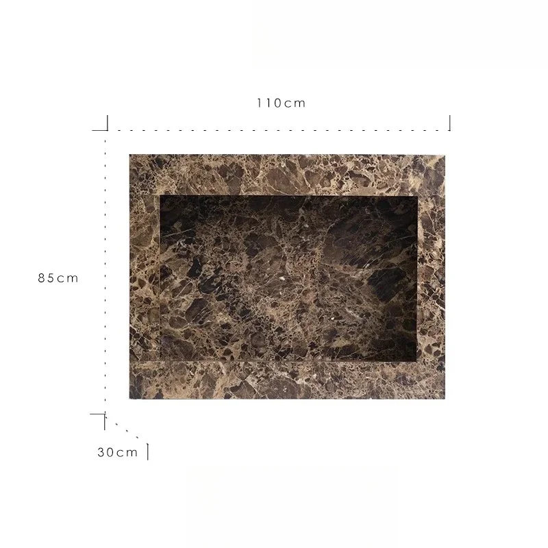 

Simulation fire fireplace, solid wood decoration, imitation marble TV cabinet, side cabinet