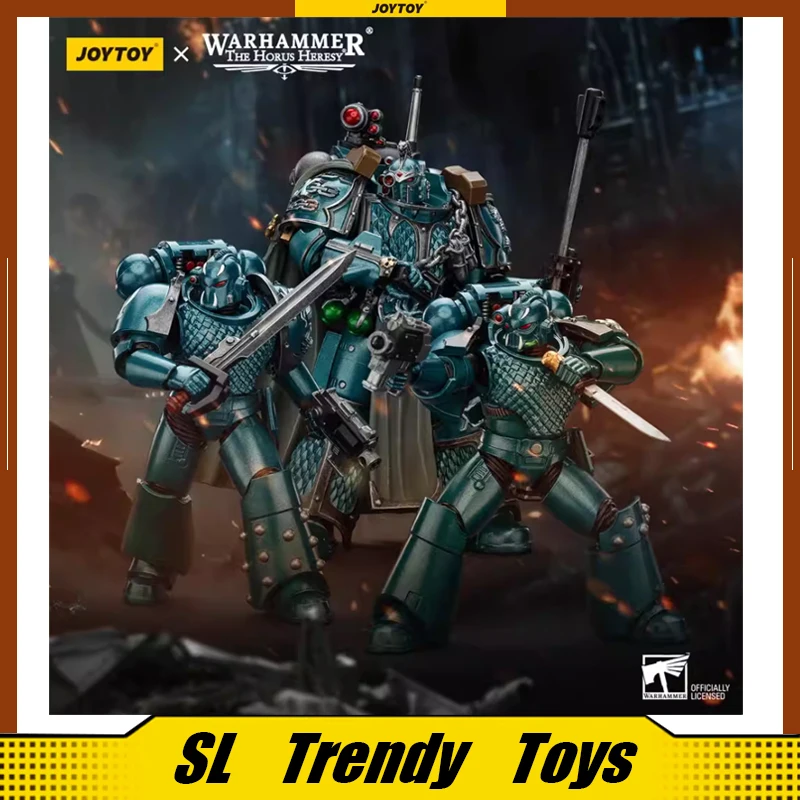 

JOYTOY Warhammer 40K 1/18 Action Figure Alpha Legion Exodus The One who is Many Headhunter Prime Anime figures Toys