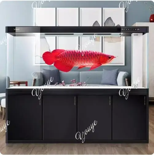 

Floor Type Large Fish Tanks Aquarium Living Room Appreciate Filtered Water Aquatic Pet Supplies Ecology Pet Products