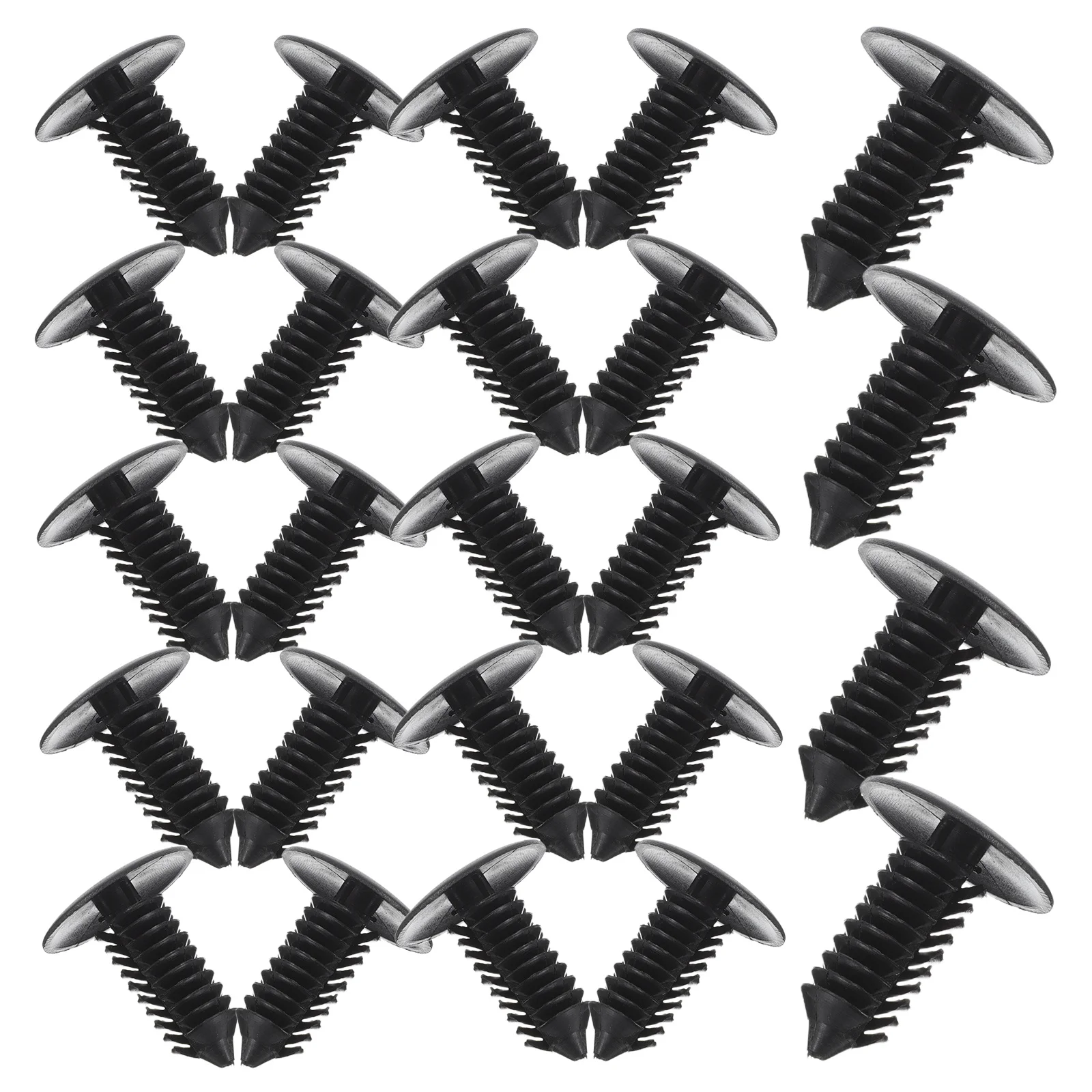 

50Pcs Automotive Plastic Push Clip Fastener Retainer Rivets for Car Panel Trim Roof Interior Exterior Bumper Body Assembly