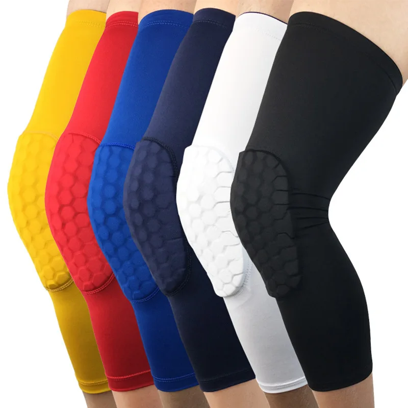 

Sport Knee Men anti-collision Breathable Honeycomb Shin Guards Set Of Child Running Football Protectors To Protect The Knee