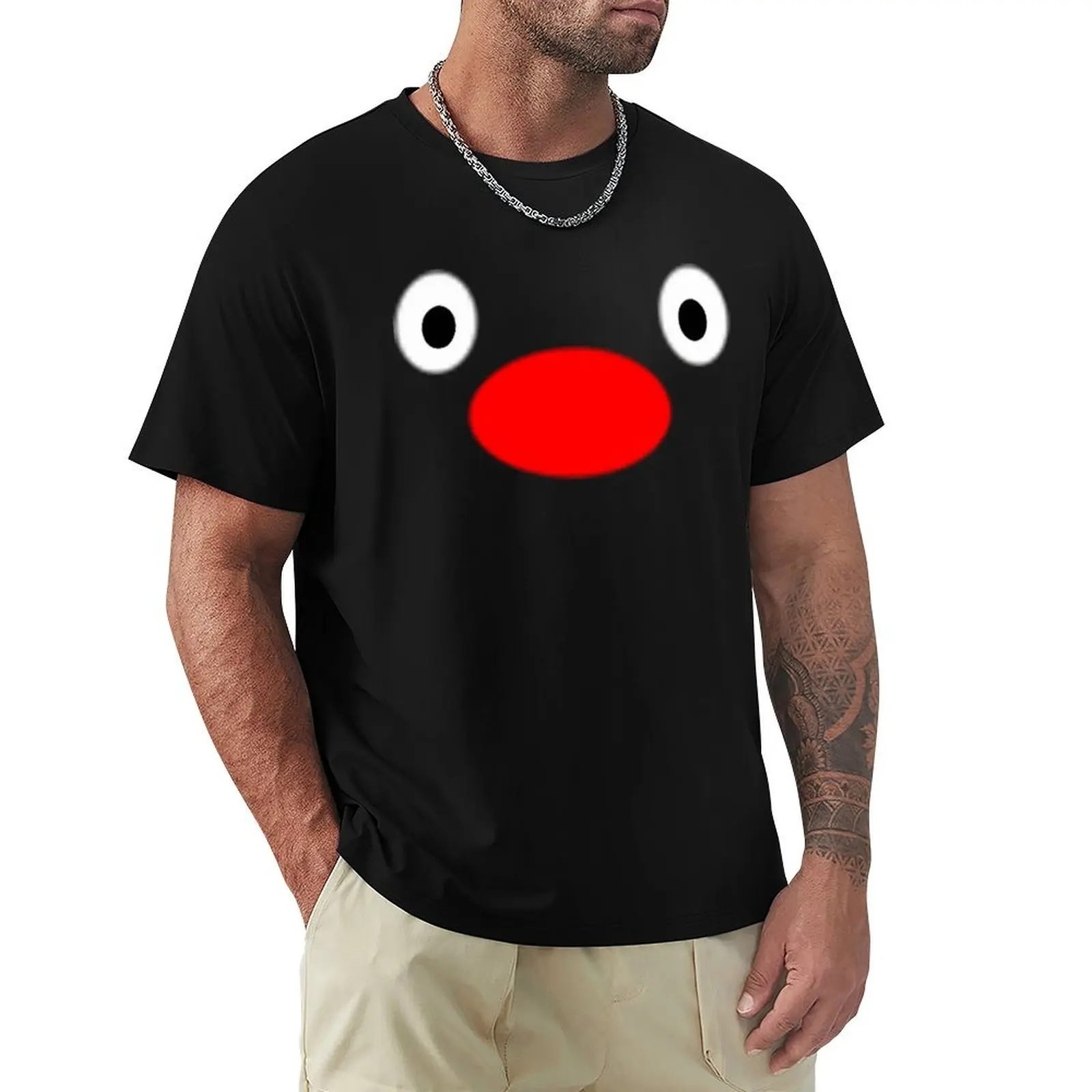 

Pingu Face T-Shirt aesthetic clothes summer clothes hippie clothes shirts graphic tees men t shirt