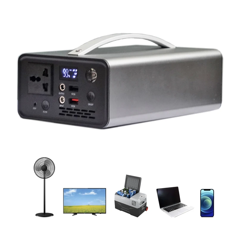 Manufacturer Cheap Price Small 280W Lithium Energy Storage Outdoor Power Bank Station Back Up Portable Solar Generator