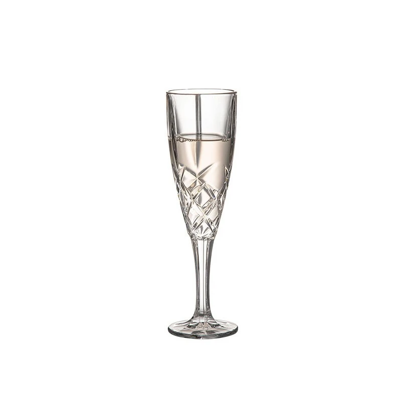 

Crystal glass red wine glass household European high-end engraved high-foot sparkling champagne glass
