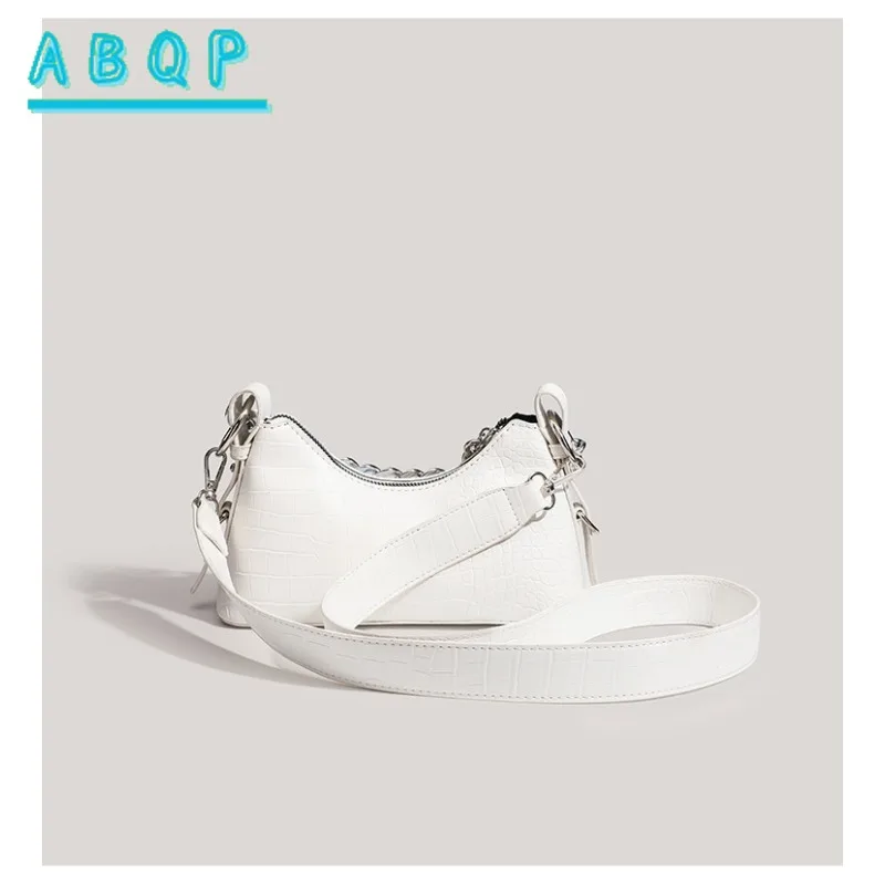 حقيبة كتف باجيت على شكل زهرة شعبية، حقيبة يد بسلسلة كروس ذات ملمس ممتاز للنساء #4