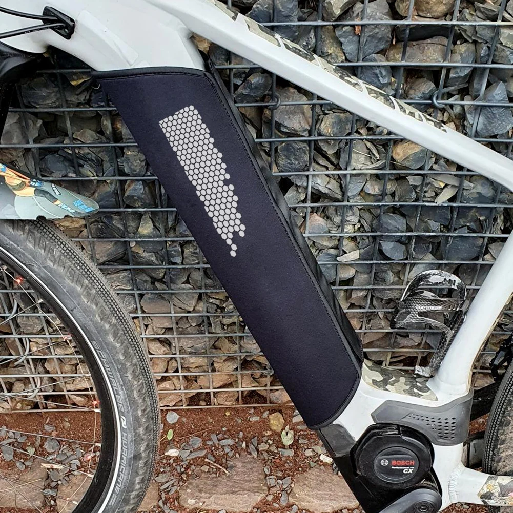 

Electric Bike Battery Wrap Reflective E-bike Battery Protector Scratch-Resistant Removable Cycling Accessories for Winter