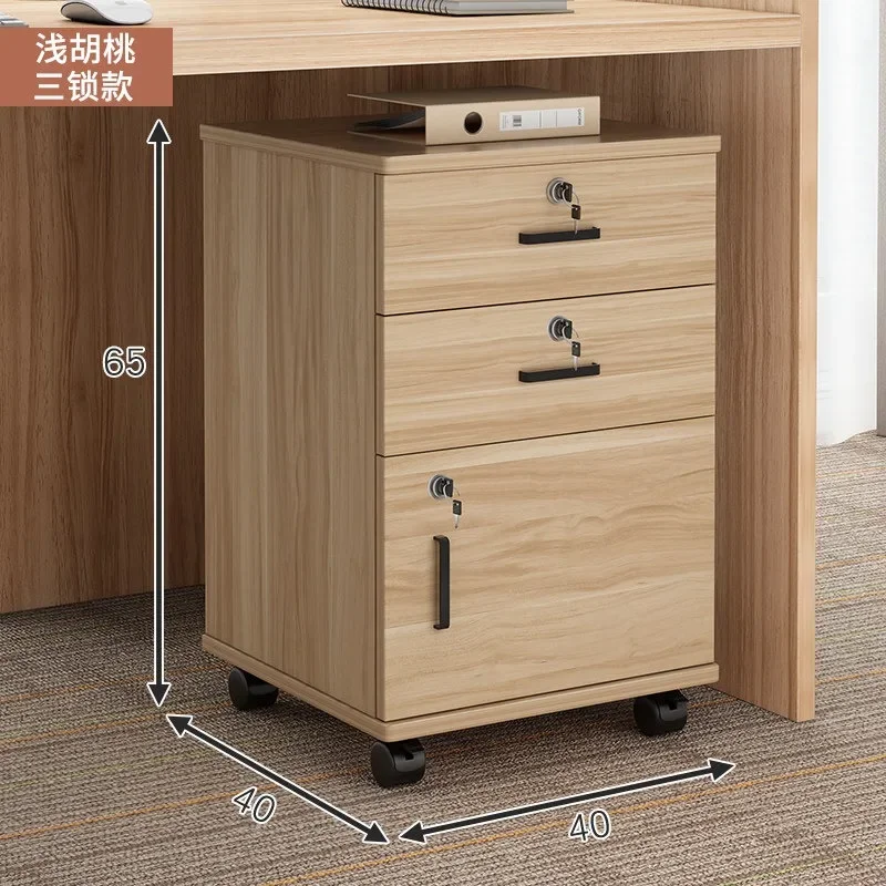 Installation-free file cabinet  lock storage cabinet with drawer storage mobile file unboxing and ready