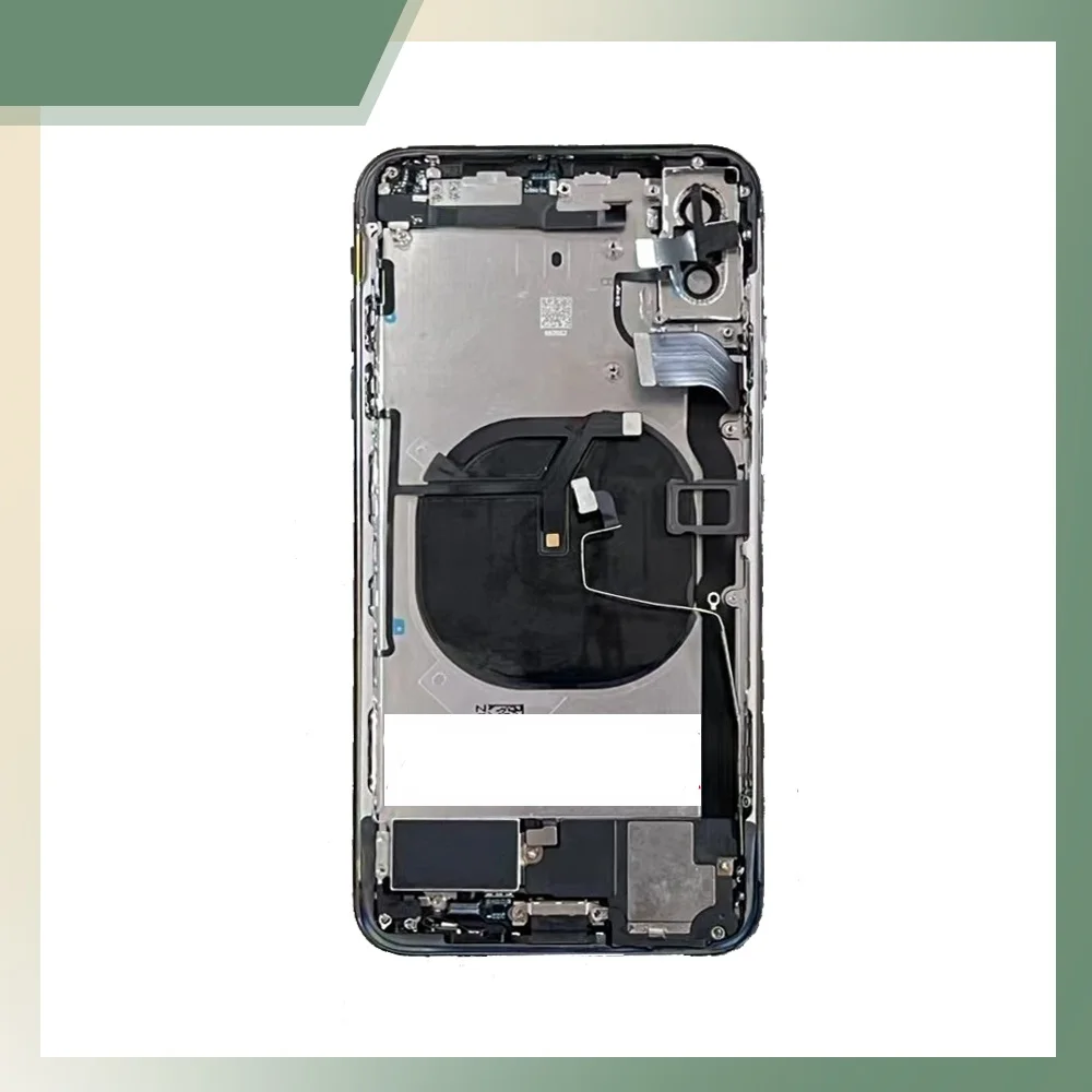 AAA Full Assembly Housing For iPhone XSMAX X Back Cover Case Battery Middle Chassis Frame Rear Door Case With Flex Cable Repair