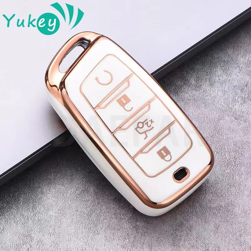 For Changan CS35 CS75 Plus CS85 Coupe CS95 Keyless TPU Car Remote Key Case Cover Shell Fob Protector Accessories