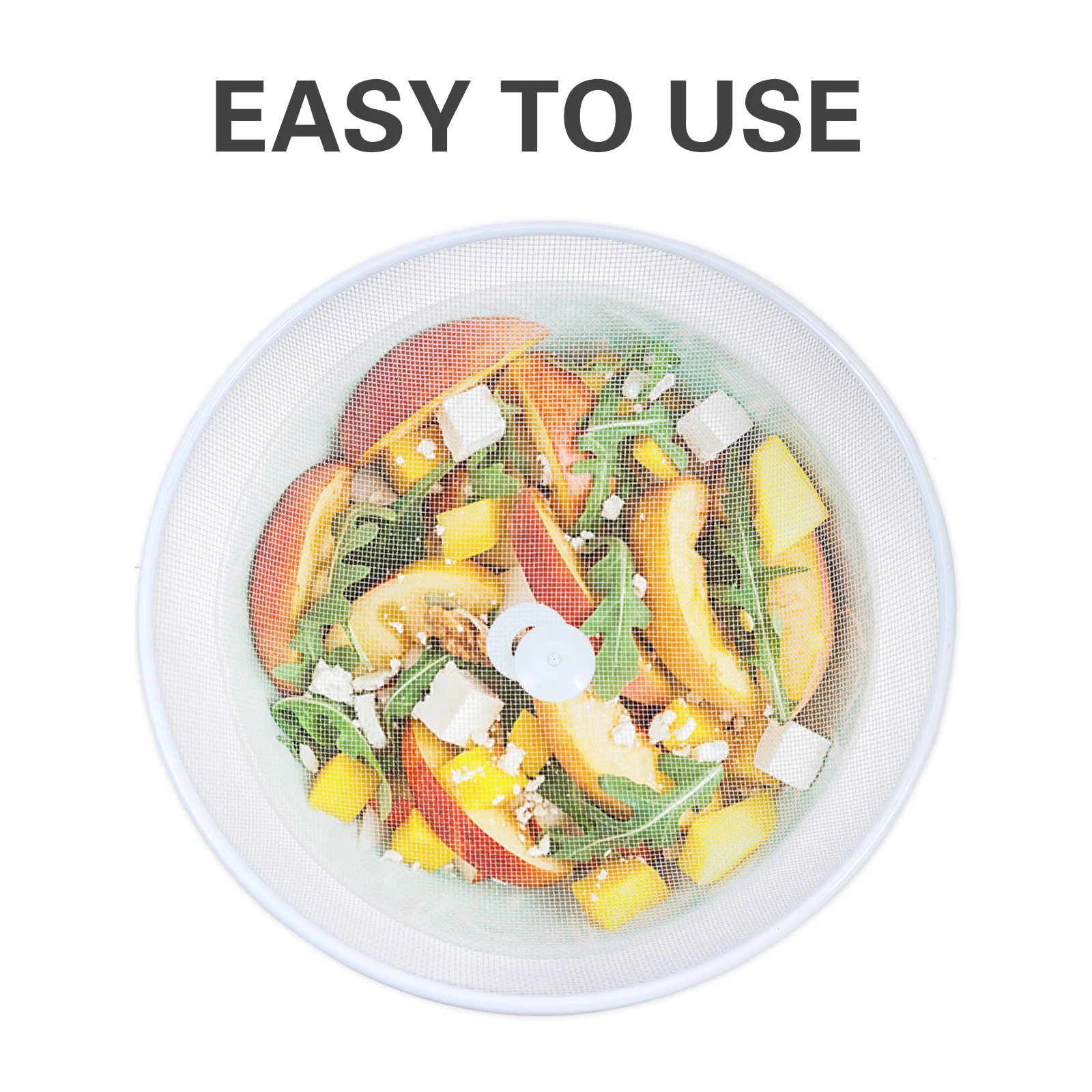 

1Pcs Smooth Edges Food Cover Dish Storage Heat Preservation Keep Fresh Practical Tent White Food Cover Kitchen Supply