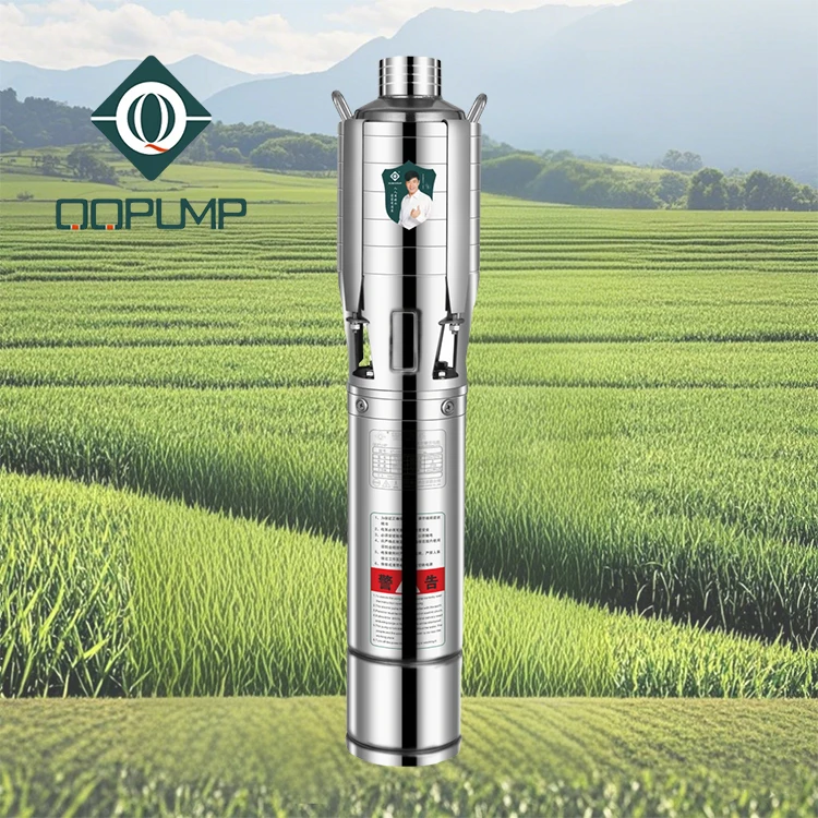 

QQPUMP 380V 50Hz 1.5Hp Electric Agricultural Submersible Water Pump Pumping Machine for Deep Well